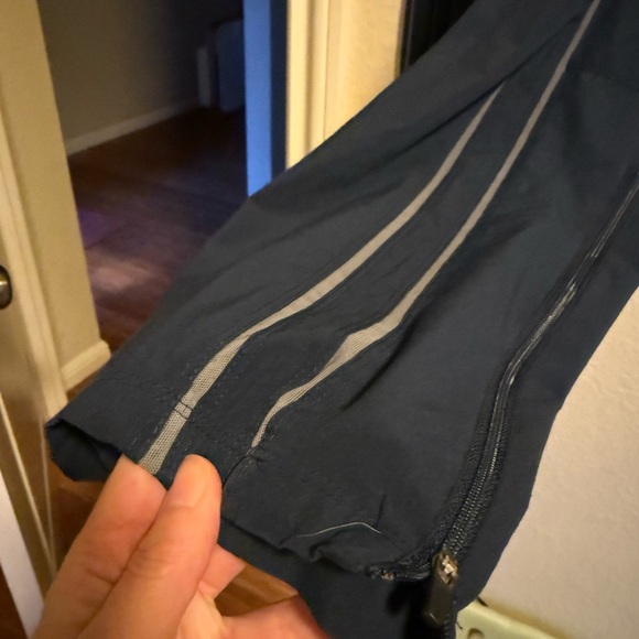 Nike Men's Black Jogger/ track pants  with Gray Stripes - Picture 3 of 6